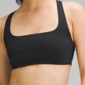 Lululemon SmoothCover Bra Light Support, B/C Cup Black Size 8 - GENTLY USED